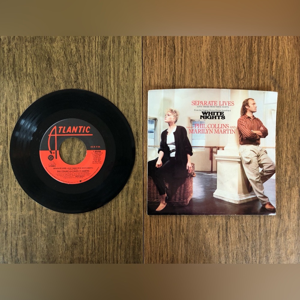 Phil Collins 45 RPM Vinyl Record with Sleeve